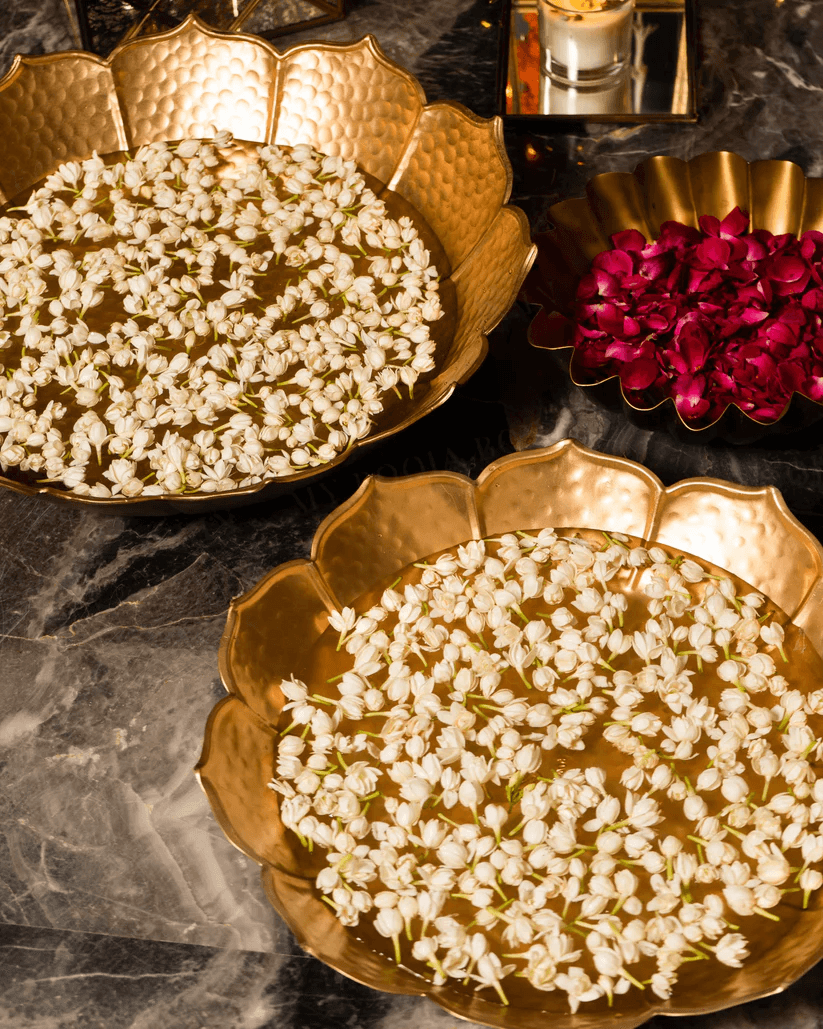 Spherevant Rose Gold Metal Decorative Bowl For Kitchen